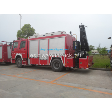 Camión de bomberos de rescate de emergencia Howo 4x2